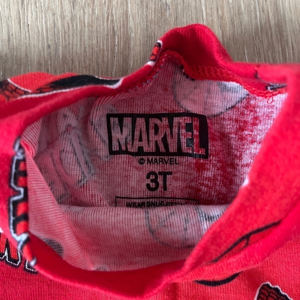 Marvel Spider-Man Toddler Boys Printed Pajama Set 3T - Picture 2 of 2